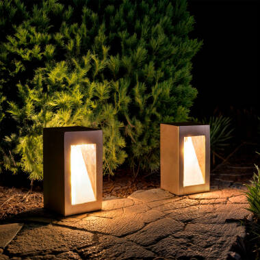Image of Edit Lumixa 275 Concrete LED Outdoor Bollard Light