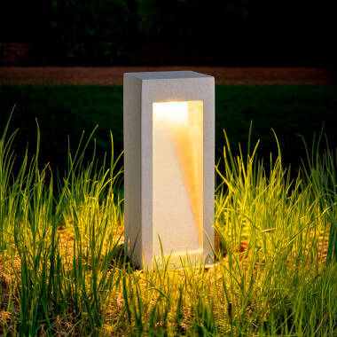 Image of Edit Lumixa 380 Concrete LED Outdoor Bollard Light