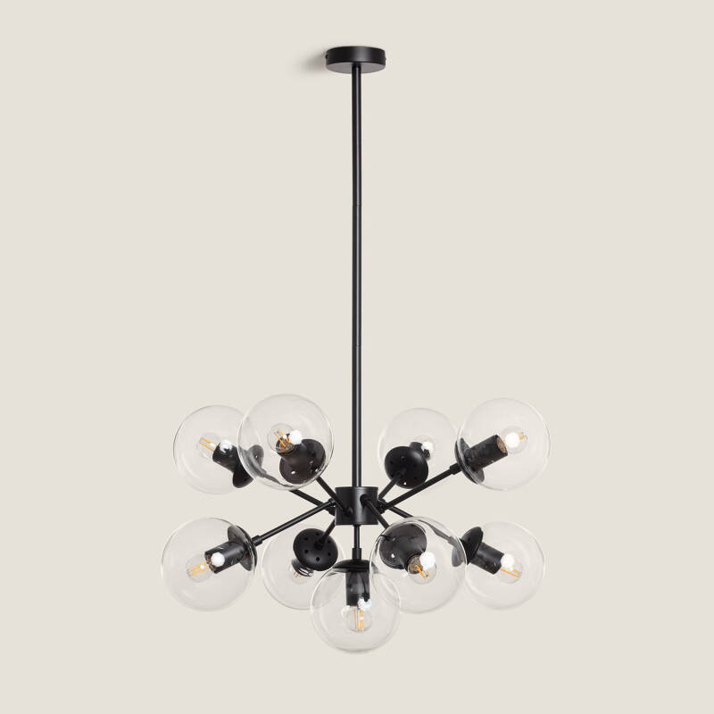 Image of Edit Wassily 9 Arm Glass Ceiling Pendant Light