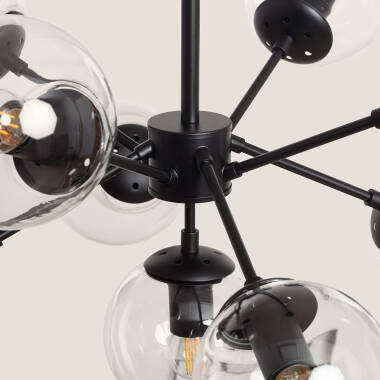 Image of Edit Wassily 9 Arm Glass Ceiling Pendant Light