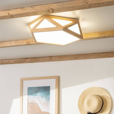 Image of Edit Altigen Geometric 20W CCT Selectable LED Flush Ceiling Light