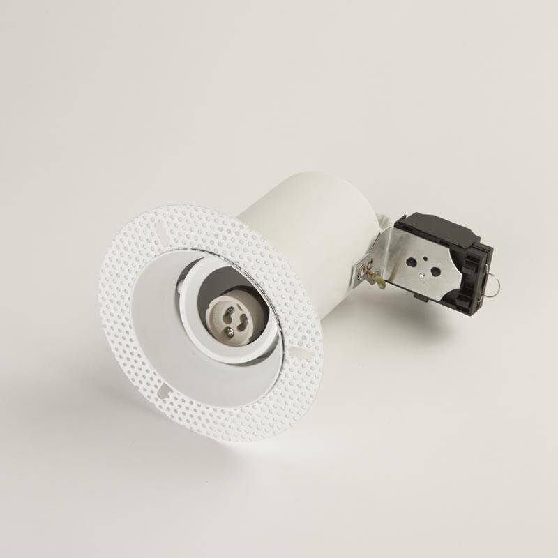 Image of Envirolight Trimless Recessed Plaster-In Trimless Fire Rated Adjustable Downlight
