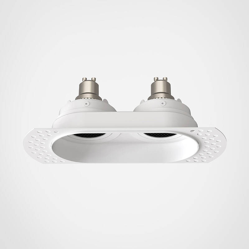 Image of Astro Trimless Slimline Twin Recessed Plaster-In Trimless Adjustable Downlight