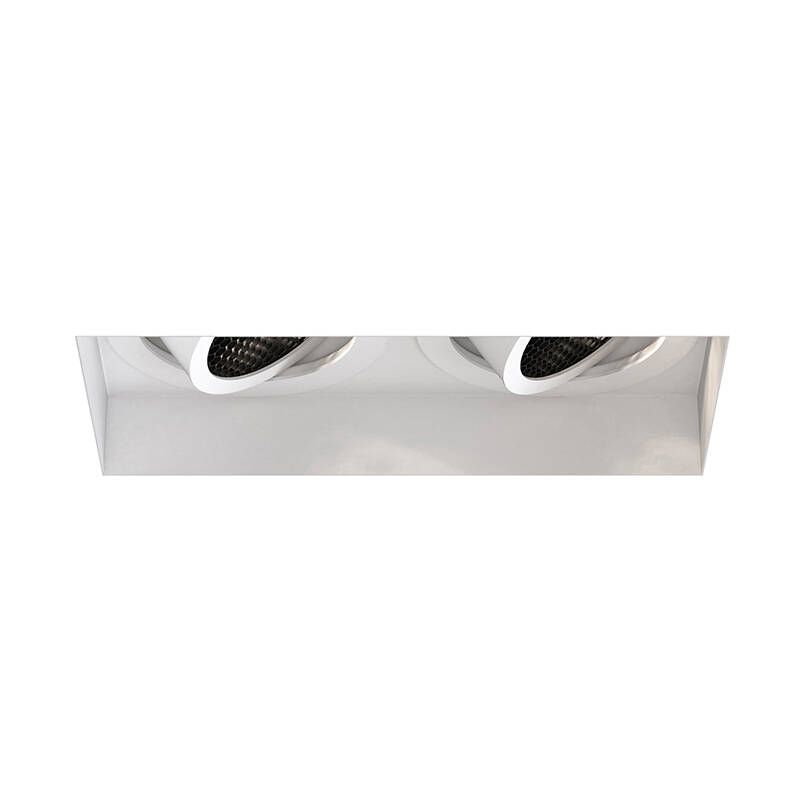 Image of Astro Trimless Slimline Twin Recessed Plaster-In Trimless Adjustable Downlight