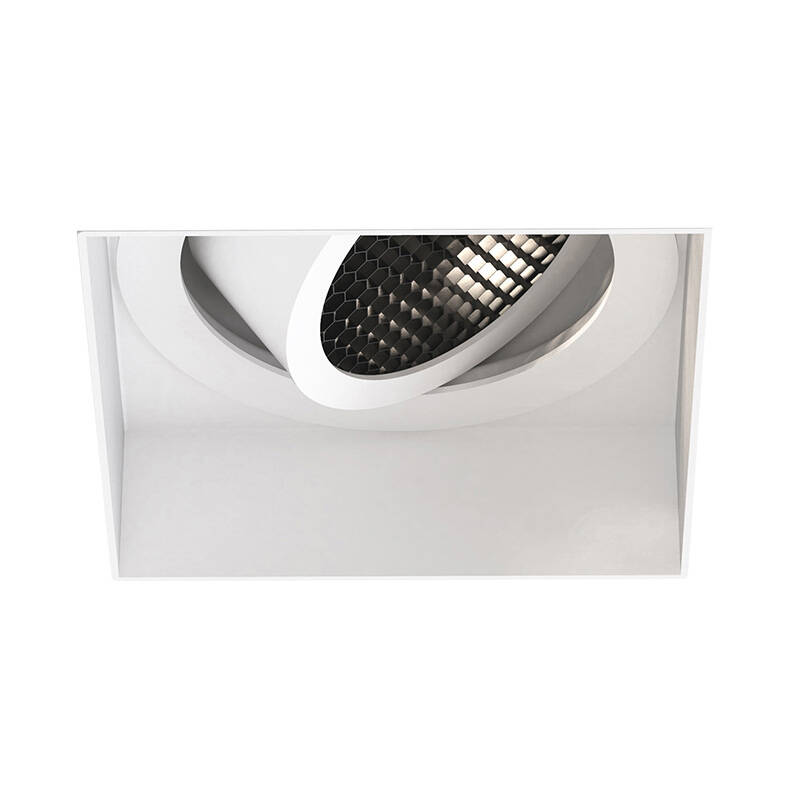Image of Astro Trimless Square Recessed Plaster-In Trimless Adjustable Downlight