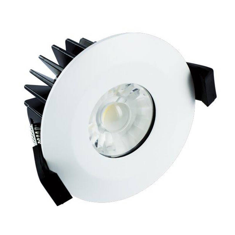 Image of Integral Low Profile 8.5W Recessed Dimmable LED IP65 Fire Rated Fixed Downlight
