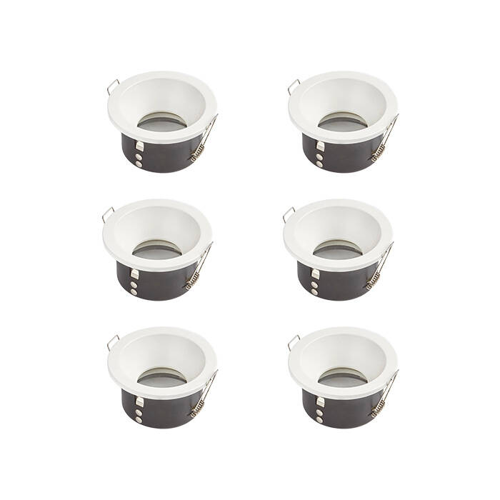 Image of Envirolight Slimline Deep Recessed IP65 Fixed Downlight - Matt White