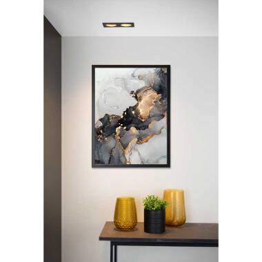 Image of Lucide Embed Deep Twin Recessed Adjustable Downlight