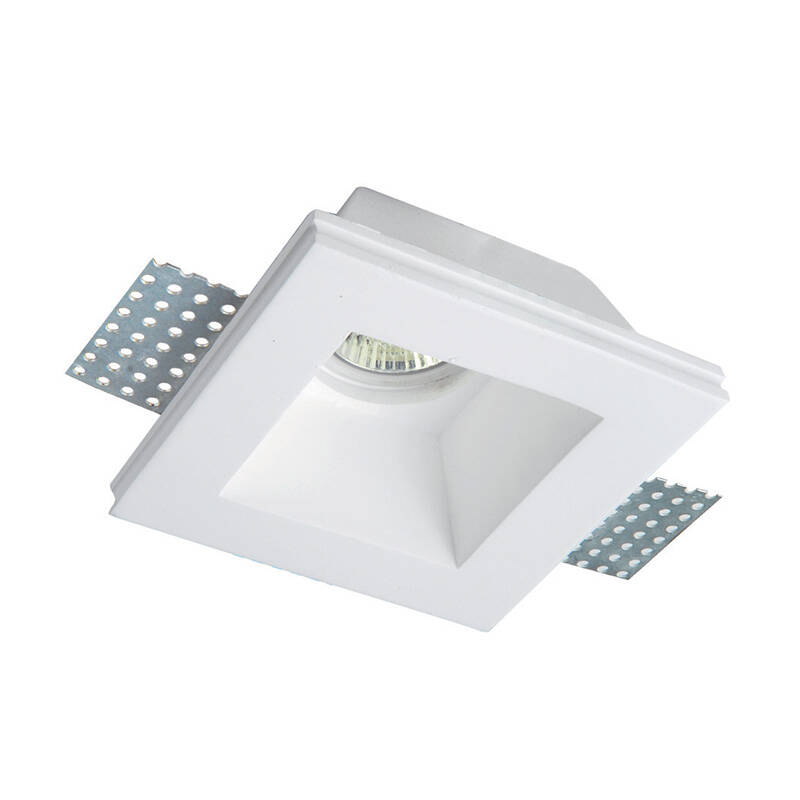 Image of Edit Bradley Square Deep Recessed Plaster-In Trimless Fixed Downlight