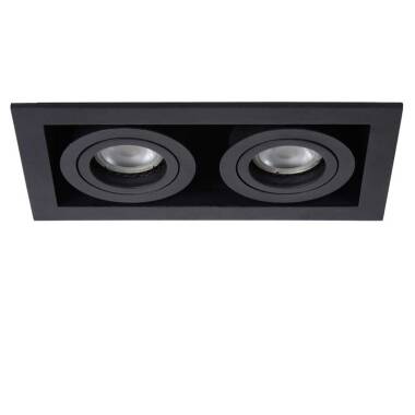 Image of Lucide Chimney Square Twin Recessed Adjustable Downlight