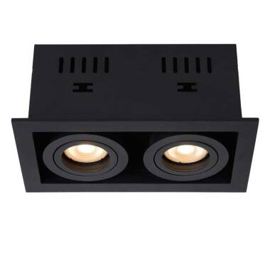 Image of Lucide Chimney Square Twin Recessed Adjustable Downlight