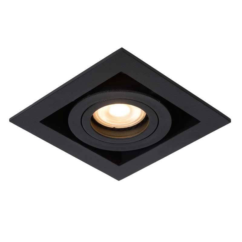 Image of Lucide Chimney Square Recessed Adjustable Downlight