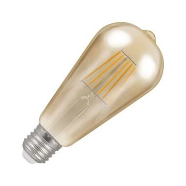 Crompton 7.5W Very Very Warm White Dimmable LED Decorative Filament Squirrel Cage Bulb