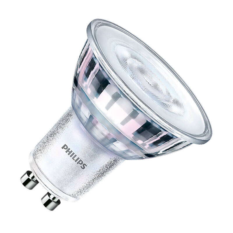Image of Philips CorePro 4.9W 4000K 485lm LED GU10 Bulb - Flood Beam