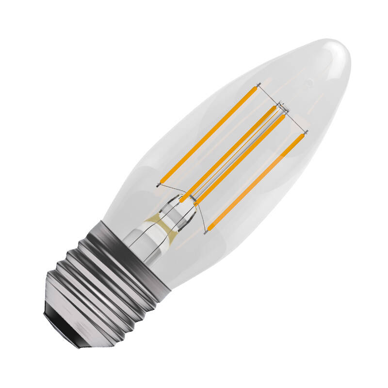 Image of Bell 4W Cool White Non-Dimmable LED Decorative Filament Candle Bulb