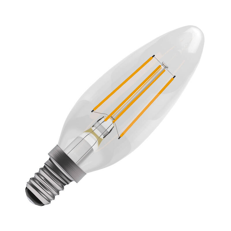 Image of Integral 4W Cool White Non-Dimmable LED Decorative Filament Candle Bulb