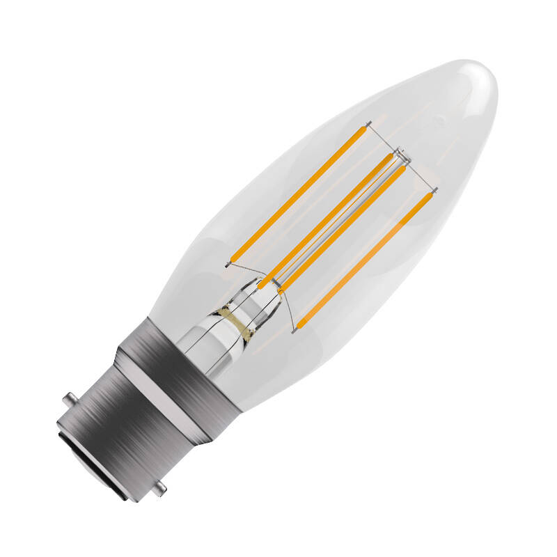 Image of Bell 4W Cool White Dimmable LED Decorative Filament Candle Bulb
