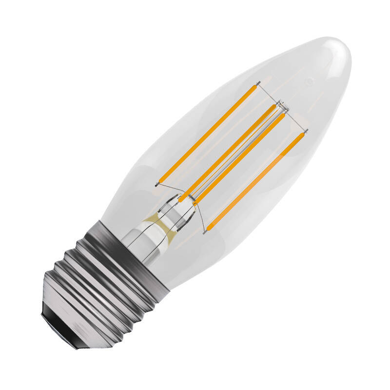 Image of Bell 4W Cool White Dimmable LED Decorative Filament Candle Bulb