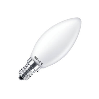 Philips 6.5W Non-Dimmable LED Candle Bulb - Small Screw Cap