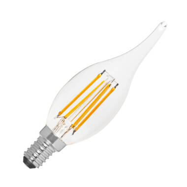 Envirolight 4W Dimmable LED Decorative Filament Bent Tip Candle Bulb - Small Screw Cap
