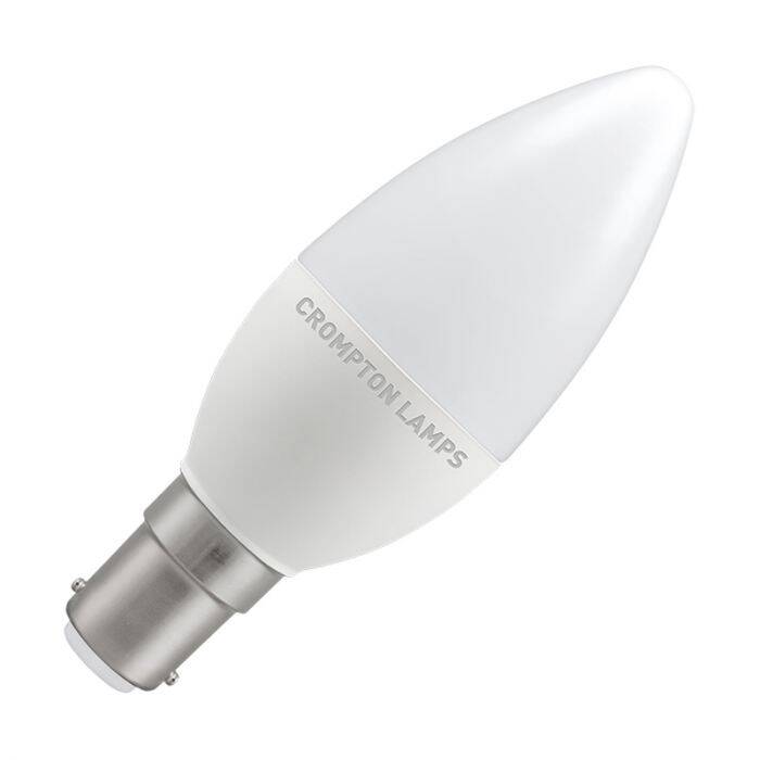 Image of Crompton 5.5W Warm White Non-Dimmable LED Candle Bulb