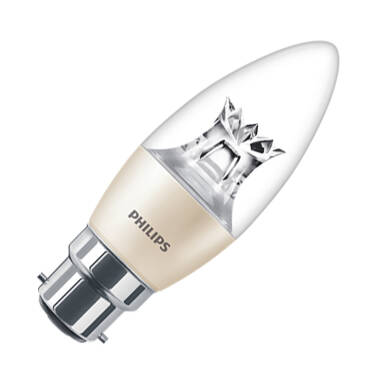 Philips Master 5.5W Dimmable LED Candle Bulb - Bayonet Cap
