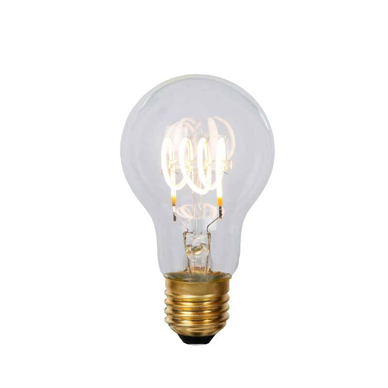 Image of Lucide Spiral 5W Warm White Dimmable LED Decorative Filament GLS Bulb