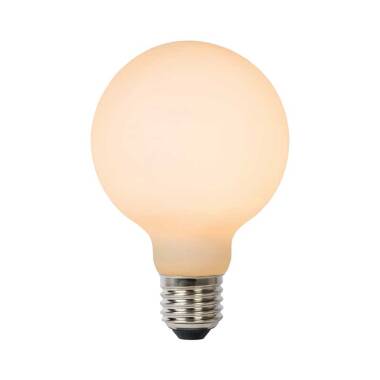 Lucide 8W Warm White Dimmable LED Decorative Filament 125mm Amber Globe Bulb