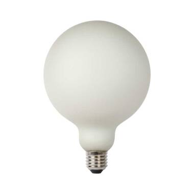 Image of Lucide 8W Warm White Dimmable LED Decorative Filament 125mm Amber Globe Bulb