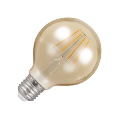 Crompton 5W Very Very Warm White Dimmable LED Decorative Filament 80mm Rustic Globe Bulb