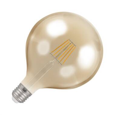 Crompton 7.5W Very Very Warm White Dimmable LED Decorative Filament 120mm Rustic Globe Bulb