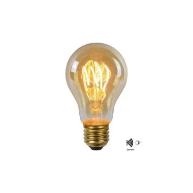 Lucide 4W Very Warm White Non-Dimmable LED Dusk to Dawn Sensor / Decorative Filament GLS Bulb