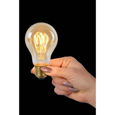 Image of Lucide 4W Very Warm White Non-Dimmable LED Dusk to Dawn Sensor / Decorative Filament GLS Bulb
