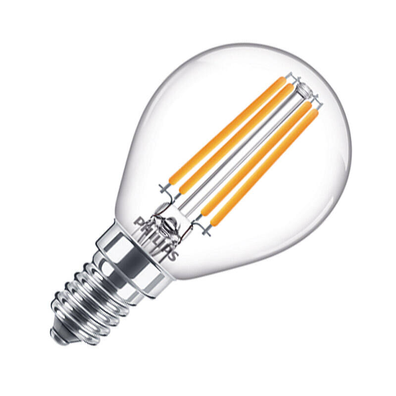 Image of Philips CorePro 6.5W Non-Dimmable LED Golfball Bulb - Small Screw Cap