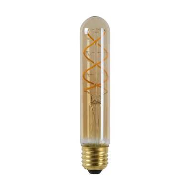 Image of Lucide 5W Very Very Warm White Dimmable LED Decorative Filament 300mm Amber Tubular Bulb