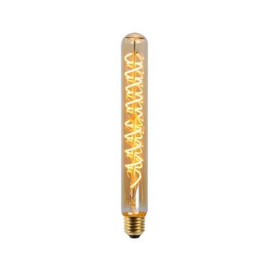 Lucide 5W Very Very Warm White Dimmable LED Decorative Filament 300mm Amber Tubular Bulb