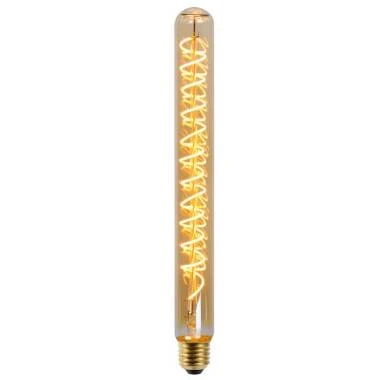 Lucide 5W Very Very Warm White Dimmable LED Decorative Filament 300mm Amber Tubular Bulb