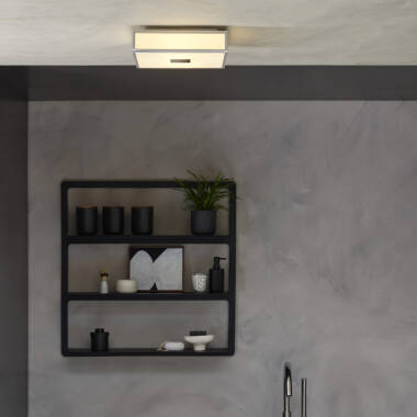Image of Astro Mashiko Square Flush Ceiling Light