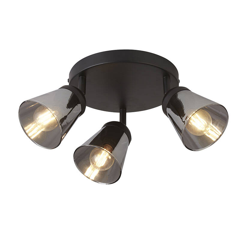 Image of Searchlight Mega 3 Light Ceiling Spotlight Plate