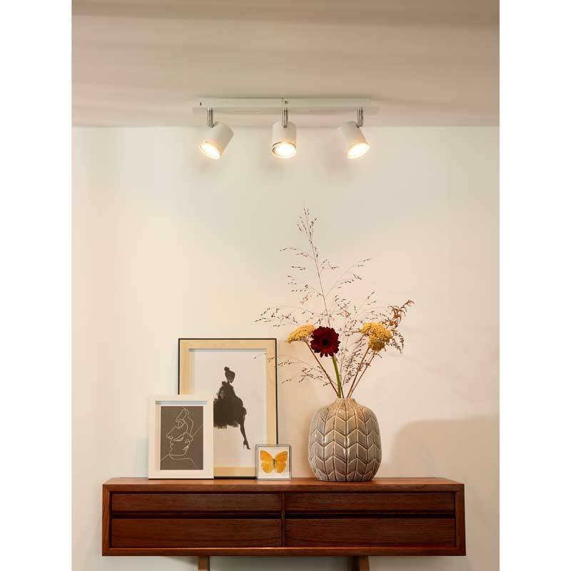 Image of Lucide Rilou 3 Light LED Ceiling Spotlight Bar