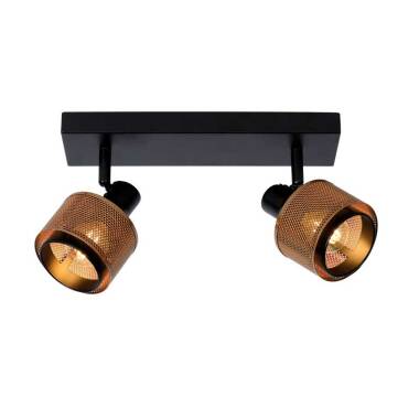 Lucide Rafa 2 Light Ceiling Spotlight Bar
