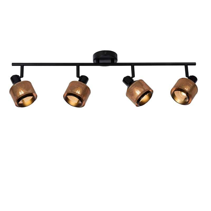Image of Lucide Rafa 4 Light Ceiling Spotlight Bar