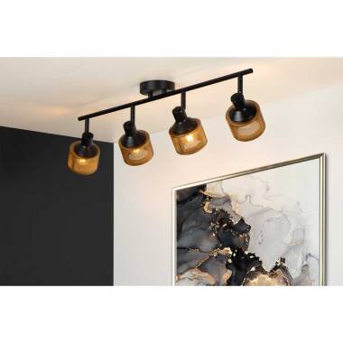 Image of Lucide Rafa 4 Light Ceiling Spotlight Bar