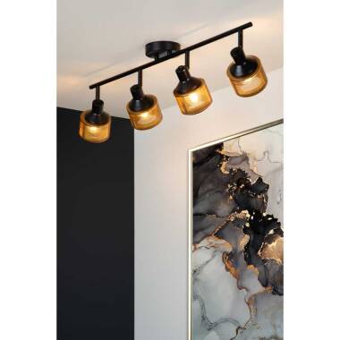 Image of Lucide Rafa 4 Light Ceiling Spotlight Bar