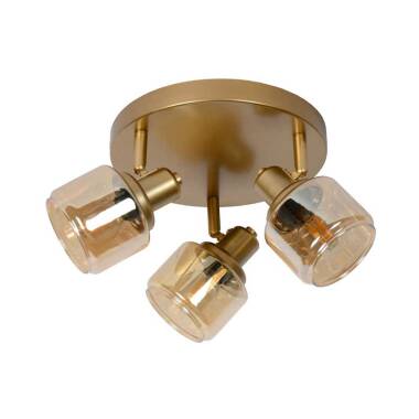 Image of Lucide Bjorn 3 Light Ceiling Spotlight Plate