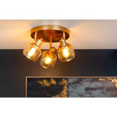 Image of Lucide Bjorn 3 Light Ceiling Spotlight Plate