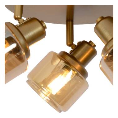 Image of Lucide Bjorn 3 Light Ceiling Spotlight Plate