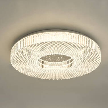 Image of Dar Cimona LED Flush Ceiling Light