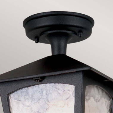 Image of Elstead York Semi-Flush Porch Lantern