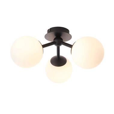 Endon Pulsa 3 Light Semi-Flush Ceiling Light
